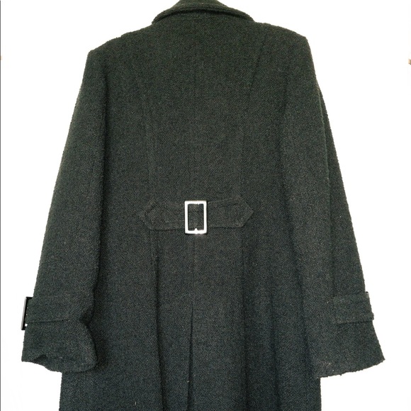 Black button up coat size 14 - Picture 2 of 2